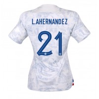 Ranska Lucas Hernandez #21 Vieraspaita Naiset MM-kisat 2022 Lyhythihainen